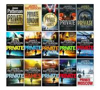 James Patterson Private Series 1-15 Books Collection Set (Private, London, Games, No. 1 Suspect, Berlin, Down Under, Private L. A., India, Vegas, Sydney, Paris, The Games, Delhi, Princess & Moscow)