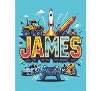 James Personalized Sketch Book: Glossy Cover with 100+ Pages for drawing, coloring and using imagination. First few sheets have idea starters. ... go, and better than screens and electronics.