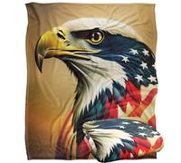 James Piazza American Flag Eagle Silky Touch Super Soft Throw Blanket 152 X 127 cm