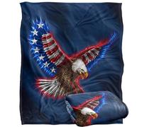 James Piazza American Flag Silky Touch Super Soft Throw Blanket 152 X 127 cm