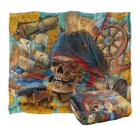 James Piazza Pirates Rule Silky Touch Super Soft Throw Blanket 152 X 127 cm