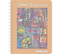 James Rizzi 2026 - Diary - Buchkalender - Taschenkalender - Kunstkalender - 16,5x21,6: Diary
