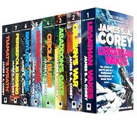 James S A Corey Expanse Series 8 Books Collection Set (Leviathan Wakes, Caliban's War, Abaddon's Gate, Cibola Burn, Nemesis Games, Babylon's Ashes, Persepolis Rising, Tiamats Wrath, Leviathan falls)