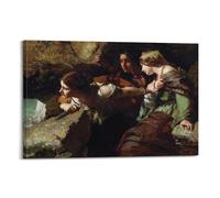 James Sant Painter's Artwork Courage Anxiety And Despair Posters Wall Art Canvas Living Room Bedroom Decor Artworks 12x18inch(30x45cm)