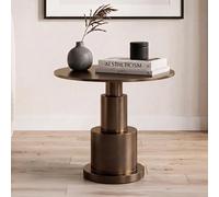 James Side Table - Round - Bronze - Metal