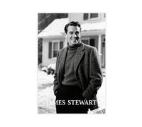 James Stewart Black And White Retro Canvas Poster Bedroom Decor Sports Landscape Office Room Decor Gift 16x24inch(40x60cm) Unframe-style-14