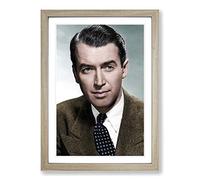 James Stewart Framed Print | A2 Oak Framed Wall Art | Ready to Hang | Modern Nature Picture | Living Room Bedroom Lounge Office