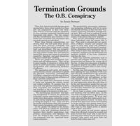 James Stewart Termination Grounds: The O.B. Conspiracy Paperback Book James Stewart Multicolor