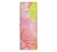 James Style Tie-dye Pink Yellow travel yoga mat for hot yoga printed, non slip, non slip yoga towel with bags tapete para ejercicio 71x26 inches
