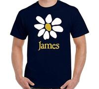 James T-Shirt Mens Band 80's 90's Alternative Rock Music Top Sit Down Laid 3XL Black