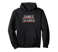 James Talarico Texas Democrat Patriotic Vintage Flag Graphic Pullover Hoodie