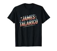 James Talarico Texas Democrat Patriotic Vintage Flag Graphic T-Shirt