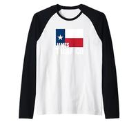 James Talarico Texas Democrat Political Texas Flag Raglan Baseball Tee