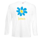 James The Band Long Sleeve Tshirt | 90s | Tim Booth (UK, Alpha, M, Regular, Regular, White)