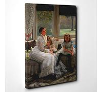 James Tissot Mrs Catherine Smith Canvas Print | Gallery Wrapped 30mm Frame Wall Art | 30x20 inches | Ready to Hang | Modern Picture | Living Room Bedroom Lounge Office