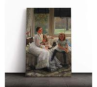 James Tissot Mrs Catherine Smith Canvas Print | Gallery Wrapped 30mm Frame Wall Art | 30x20 inches | Ready to Hang | Modern Picture | Living Room Bedroom Lounge Office