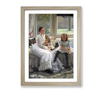 James Tissot Mrs Catherine Smith Classic Painting Framed Print | A2 Oak Framed Wall Art | Ready to Hang | Classic Historical Picture | Living Room Bedroom Lounge Office