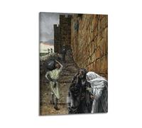 James Tissot Painter Works (Man Bearing A Pitcher) Art Posters Print Photo Art Canvas Home Decorative Bedroom Modern Decors 24x36inch(60x90cm)