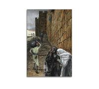 James Tissot Painter Works (Man Bearing A Pitcher) Art Posters Wall Art Canvas Living Room Bedroom Decor Artworks 24x36inch(60x90cm)