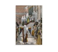 James Tissot Paintings Wall Art Poster Prints The Presentation of Jesus in The Temple Canvas Art And Wall Art Picture Print Modern Family Bedroom Decors 20x30inch(50x75cm)