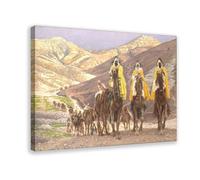 James Tissot - The Journey of The Magi 1894 Canvas Art Poster And Wall Art Picture Print Modern Family Bedroom Decor Frame 12x18inch(30x45cm)