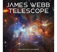 James Webb Calendar 2026 | 12" x 24" Space Telescope Astronomy Wall Calendar Full 12 Month | Marble City Press | Science Exploration QR Codes | 2026-2027 Calendar