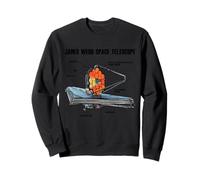 James Webb Space Art for Nerdy Science Enthusiasts Sweatshirt