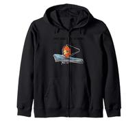 James Webb Space Art for Nerdy Science Enthusiasts Zip Hoodie