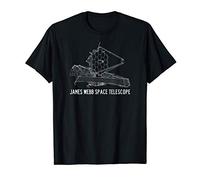 James Webb Space Telescope JWST Blueprint Schematic Diagram T-Shirt