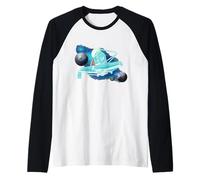 James Webb Telescope Galaxy Art for Space Enthusiasts Raglan Baseball Tee