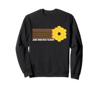 James Webb Telescope Retro Art for Space Science Fans Sweatshirt