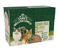 James Wellbeloved Adult Cat Hypoallergenic Pouches - Turkey in Gravy - 12 x 85g