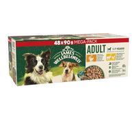 James Wellbeloved Adult Dog Food Mixed Selection in Gravy Pouch 48 x 90 g