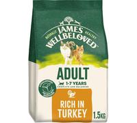 James Wellbeloved Hypoallergenic Dry Cat Food for Adult Cats Turkey 1.5 kg