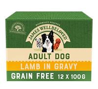 James Wellbeloved Adult Dog Wet Food Lamb in Gravy - 12 x 100g