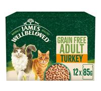 James Wellbeloved Adult Cat Hypoallergenic Pouches - Turkey in Gravy - 12 x 85g