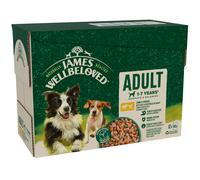 James Wellbeloved Adult Hypoallergenic Pouches - Lamb & Chicken with Rice - Saver Pack: 96 x 90g