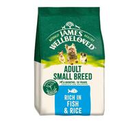 James Wellbeloved Small Breed Adult Dry Dog Food - Fish & Rice - 7.5kg