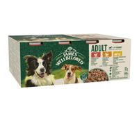 James Wellbeloved Adult Turkey, Lamb and Chicken in Loaf 12 Cans, Hypoallergenic Wet Dog Food, Pack of 1 (12 x 400 g)
