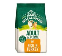 James Wellbeloved Adult Turkey & Rice Dry Cat Food - Size: 4kg