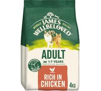 James Wellbeloved Adult Dry Cat Food - Chicken & Rice - 4kg