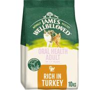 James Wellbeloved Cat Adult Hypoallergenic Dry Food Oral Care Turkey 10 kg