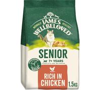 James Wellbeloved Cat Senior Hypoallergenic Dry Food Chicken 1.5 kg