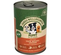 James Wellbeloved Chicken, Rice and Vegetable in Loaf Puppy Food - 12 x 400g