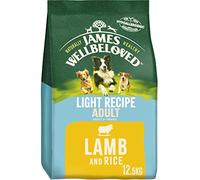 James Wellbeloved Complete Dry Light Dog Food Lamb and Rice, 12.5 kg