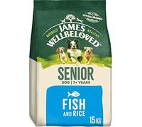 James Wellbeloved Complete Dry Senior Dog Food Fish and Rice, 15 kg