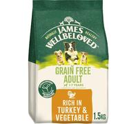 James Wellbeloved Dog Adult Hypoallergenic Dry Food Grain Free Turkey 1.5 kg