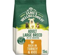 James Wellbeloved Adult Large Breed Dog Hypoallergenic Turkey & Rice - 15kg