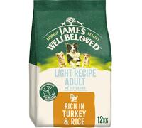 James Wellbeloved Dog Adult Hypoallergenic Dry Food Light Turkey and Rice 12 kg