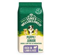 James Wellbeloved Dry Dog Food Puppy & Junior Hypoallergenic Lamb & Rice 15 kg